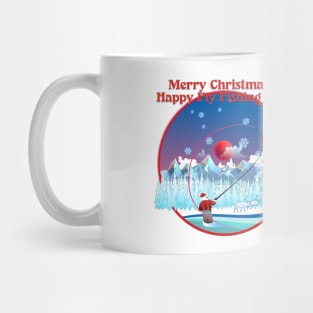 Merry Christmas & Happy Fly Fishing Year Mug